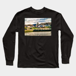 Aberaeron Harbour - Coastal Scenery Long Sleeve T-Shirt